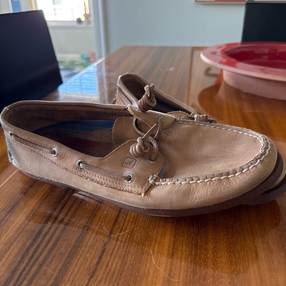 Sperry Men's Tan Leather Boat Shoes